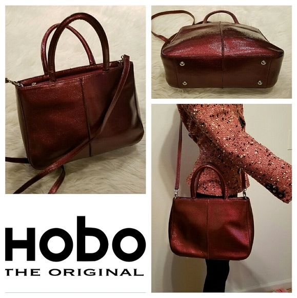 HOBO Handbags - New $275 HOBO ORIGINAL Shiny Tote Crossbody Bag